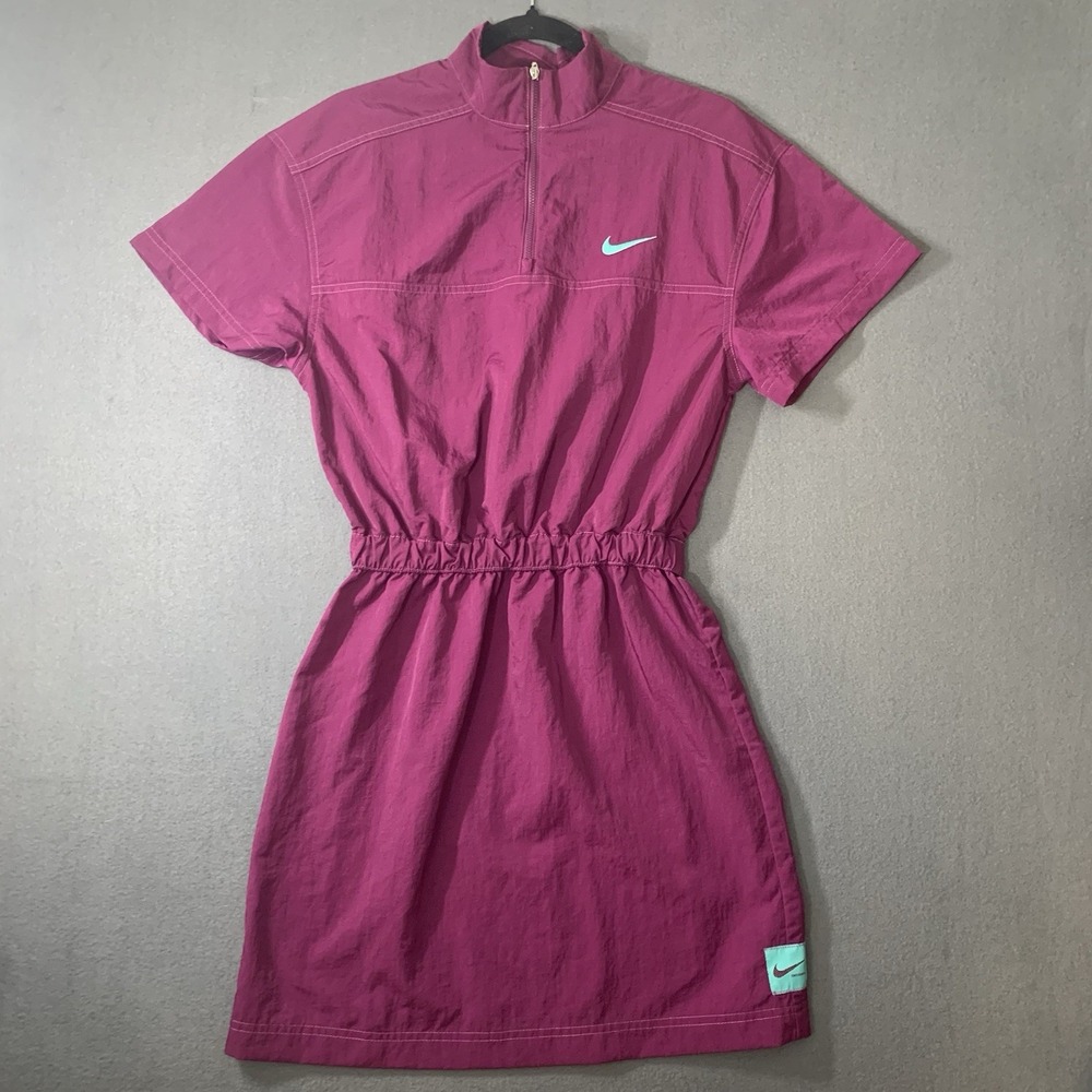 Nike Swoosh Women's Size XS Dress Purple Athletic Tennis Pro Fitted Vintage